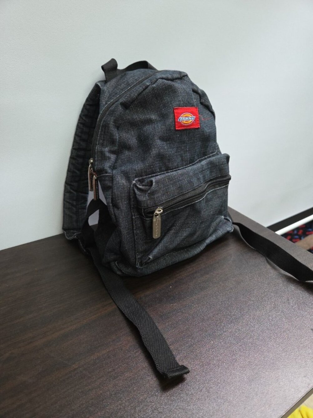 Y2K dickies Grey Denim Canvas miniature backpack